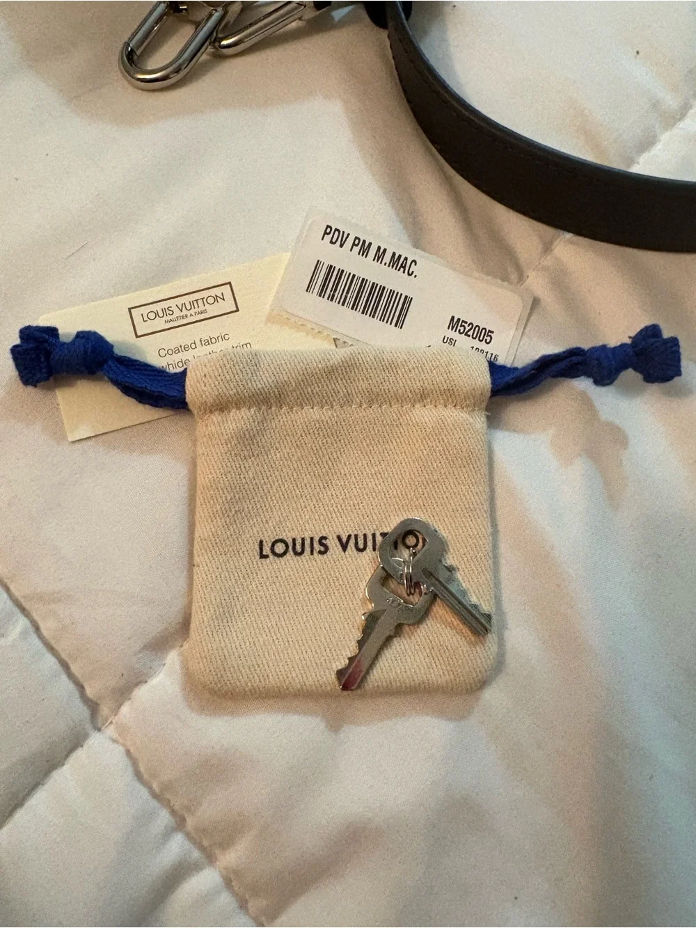 New - Never Used - Louis Vuitton Monogram Macassar Porte Documents Jour